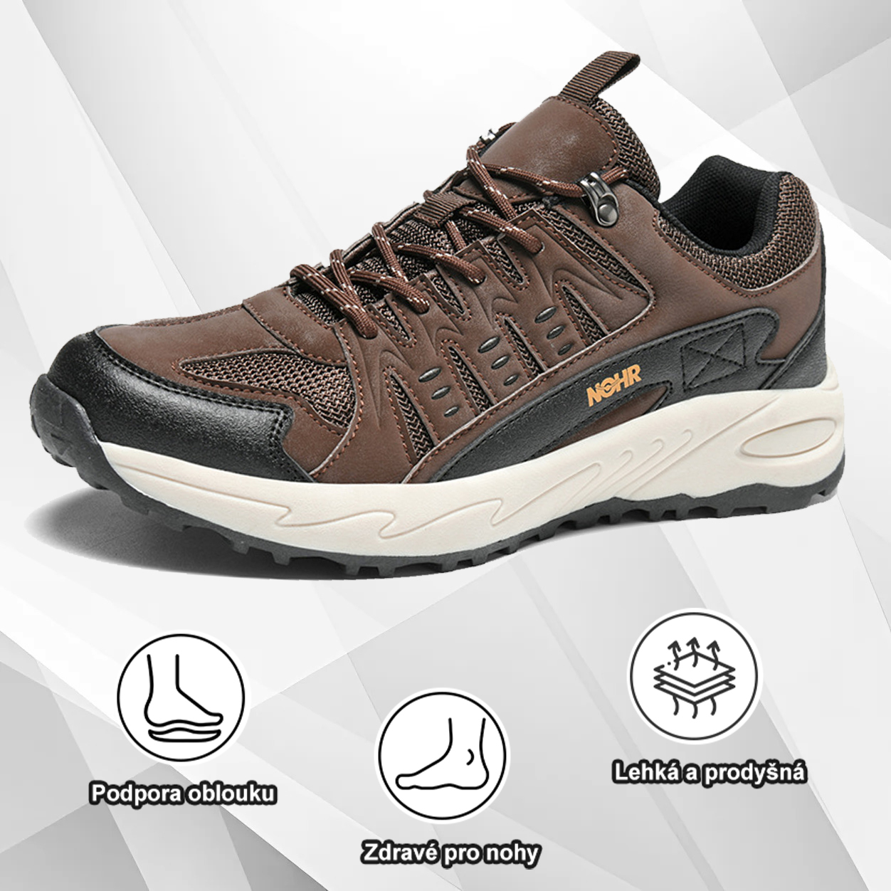 (🔥Dnes sleva 50 % – vezměte si to!) Prémiová stylová ortopedická obuv 👞 – Ergonomický design pro úlevu od bolesti