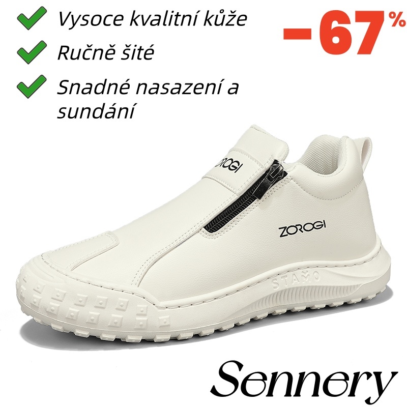 Ortopedická obuv Sennery® | Vyrobena z pravé kůže, měkká a pohodlná pro okamžité pohodlí.