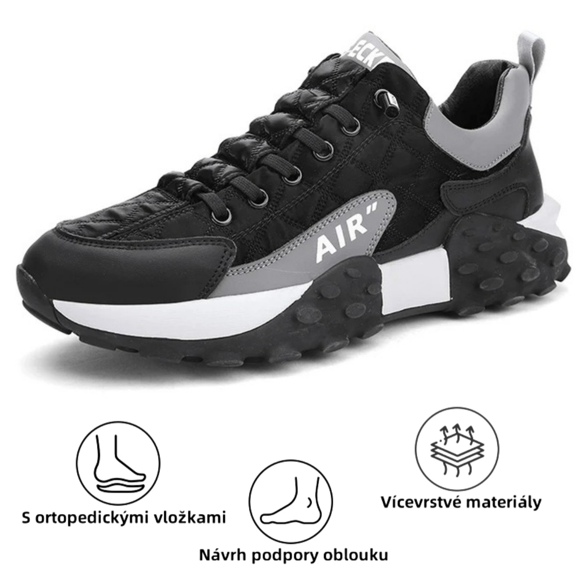 Ortopedická obuv Sennery® | Ergonomicky navržená pro úlevu od bolesti zad, kloubů a nohou a poskytuje výjimečné pohodlí (AIR).