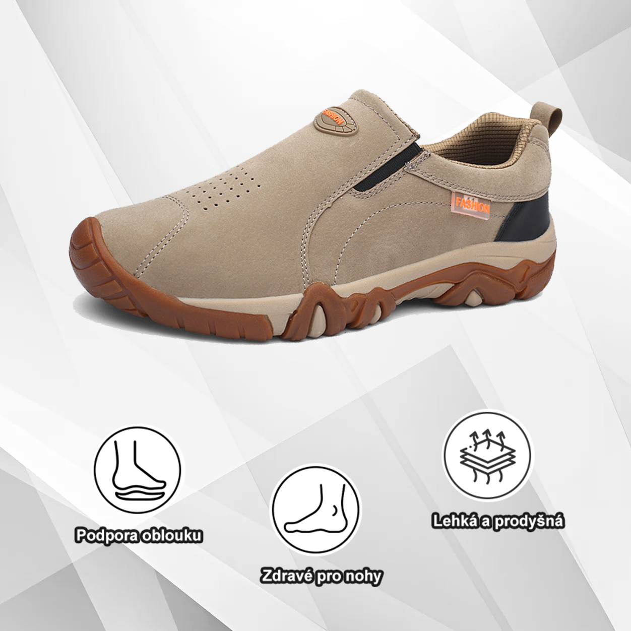 (🔥Dnes sleva 50 % – vezměte si to!) Prémiová stylová ortopedická obuv 👞 – Ergonomický design pro úlevu od bolesti