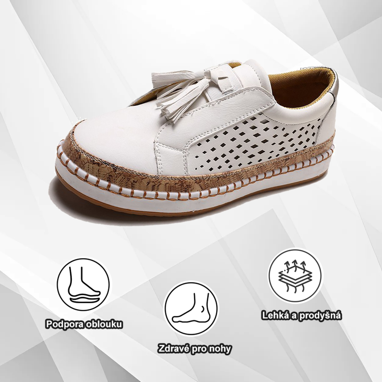 (🔥Dnes sleva 50 % – vezměte si to!) Prémiová stylová ortopedická obuv 👞 – Ergonomický design pro úlevu od bolesti