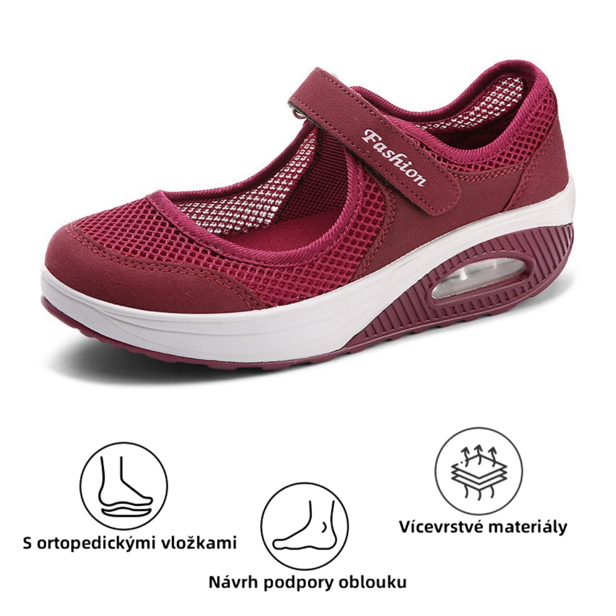 [🔥Dnes za poloviční cenu - Nenechte si to ujít] Dámská prodyšná ortopedická obuv, vysoce účinná při tlumení nárazů - se 168 patenty na obuv👞 Usnadňuje chůzi