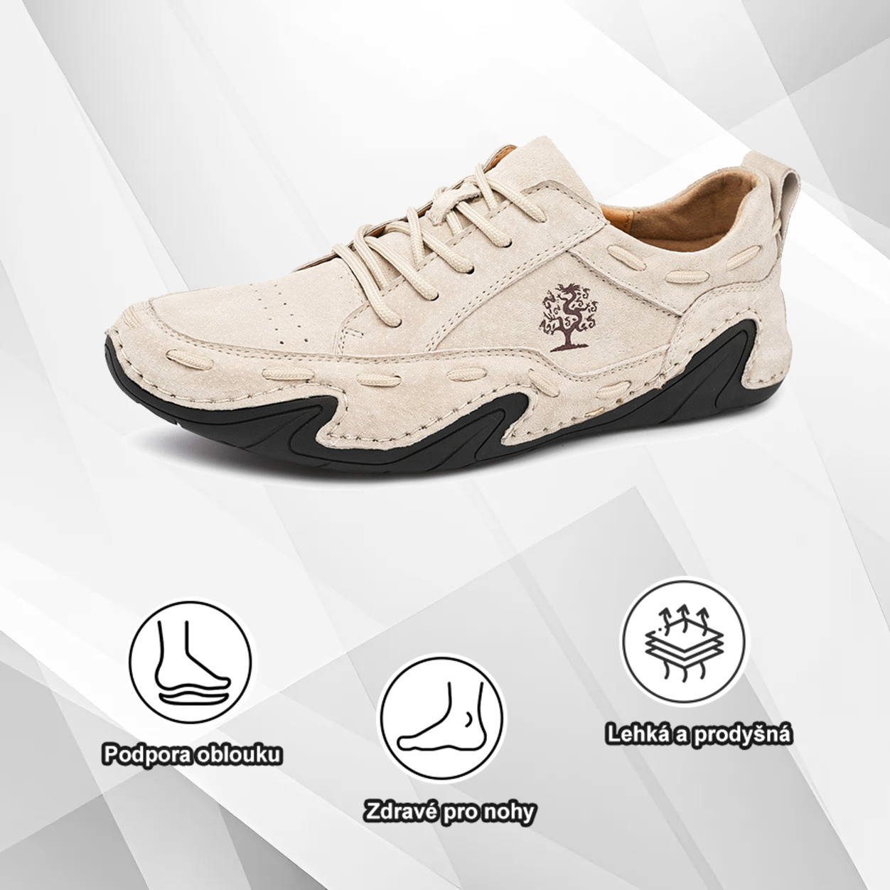 (🔥Dnes sleva 50 % – vezměte si to!) Prémiová stylová ortopedická obuv 👞 – Ergonomický design pro úlevu od bolesti