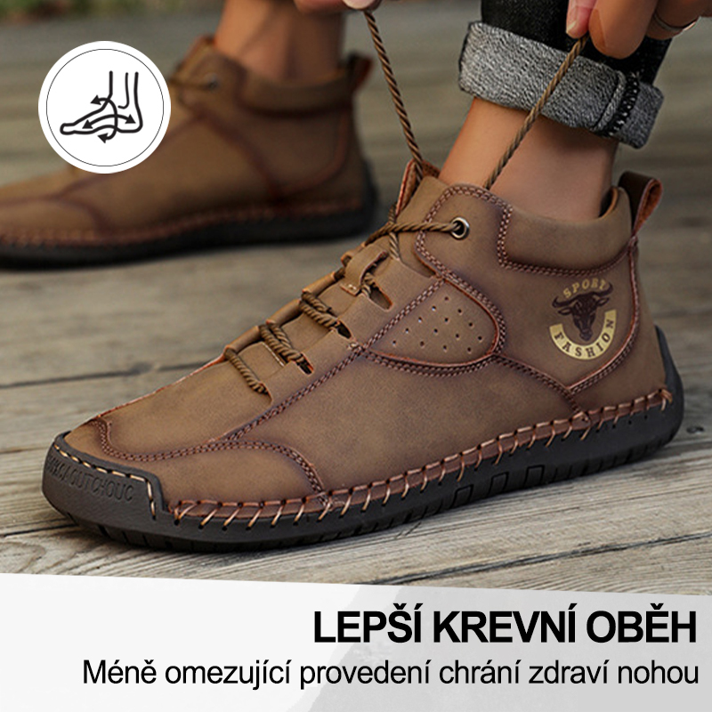 (🔥Dnes sleva 50 % – vezměte si to!) Prémiová stylová ortopedická obuv 👞 – Ergonomický design pro úlevu od bolesti