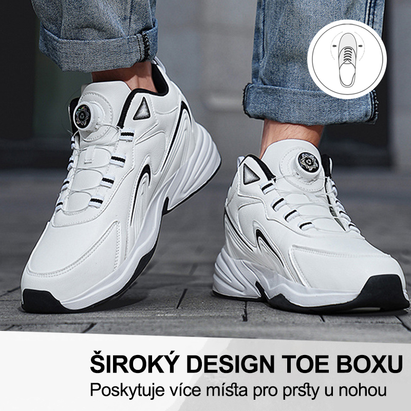 (🔥Dnes sleva 50 % – vezměte si to!) Prémiová stylová ortopedická obuv 👞 – Ergonomický design pro úlevu od bolesti