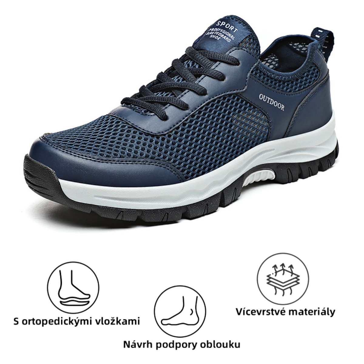 【🎁Dnešní 50% sleva - nenechte si ji ujít】 Ergonomicky tvarovaná ortopedická obuv - ulevuje od bolesti kloubů 👞 Snižuje tlak při chůzi