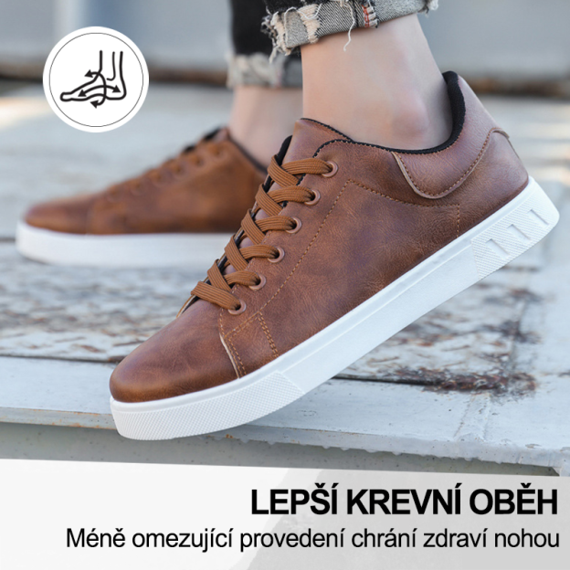捷克(🔥Dnes sleva 50 % – vezměte si to!) Prémiová stylová ortopedická obuv 👞 – Ergonomický design pro úlevu od bolesti