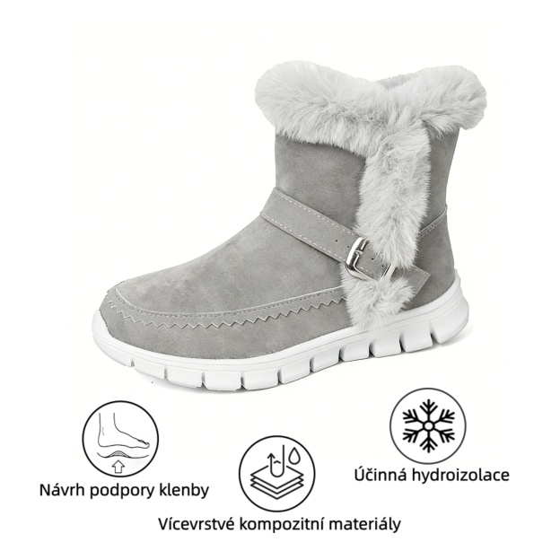 Sennery® - Ergonomicky tvarovaná zimní ortopedická obuv pro úlevu od bolesti nohou, kolen a zad - Dámské