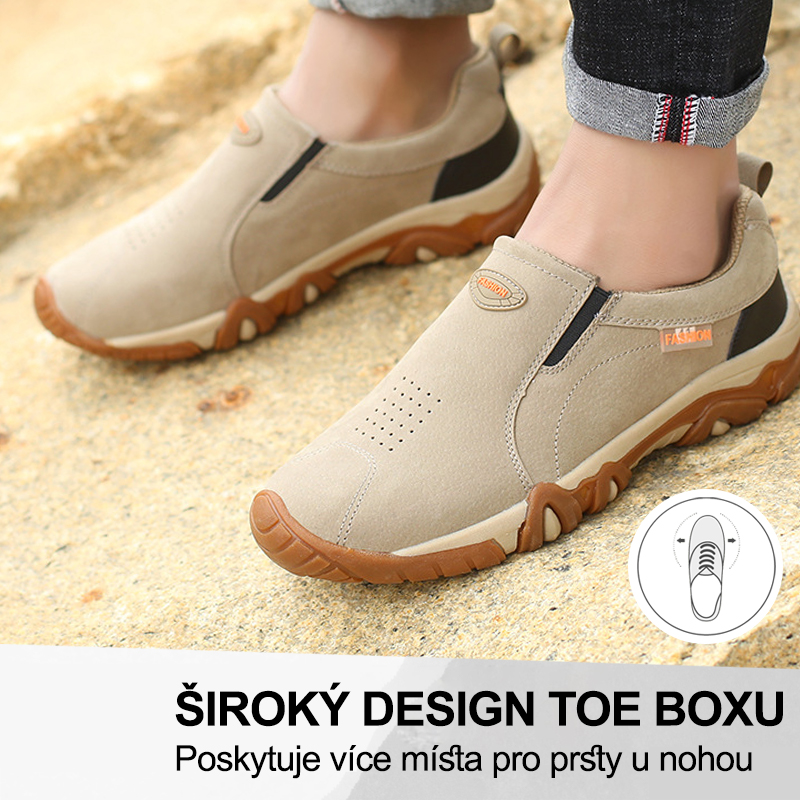 (🔥Dnes sleva 50 % – vezměte si to!) Prémiová stylová ortopedická obuv 👞 – Ergonomický design pro úlevu od bolesti
