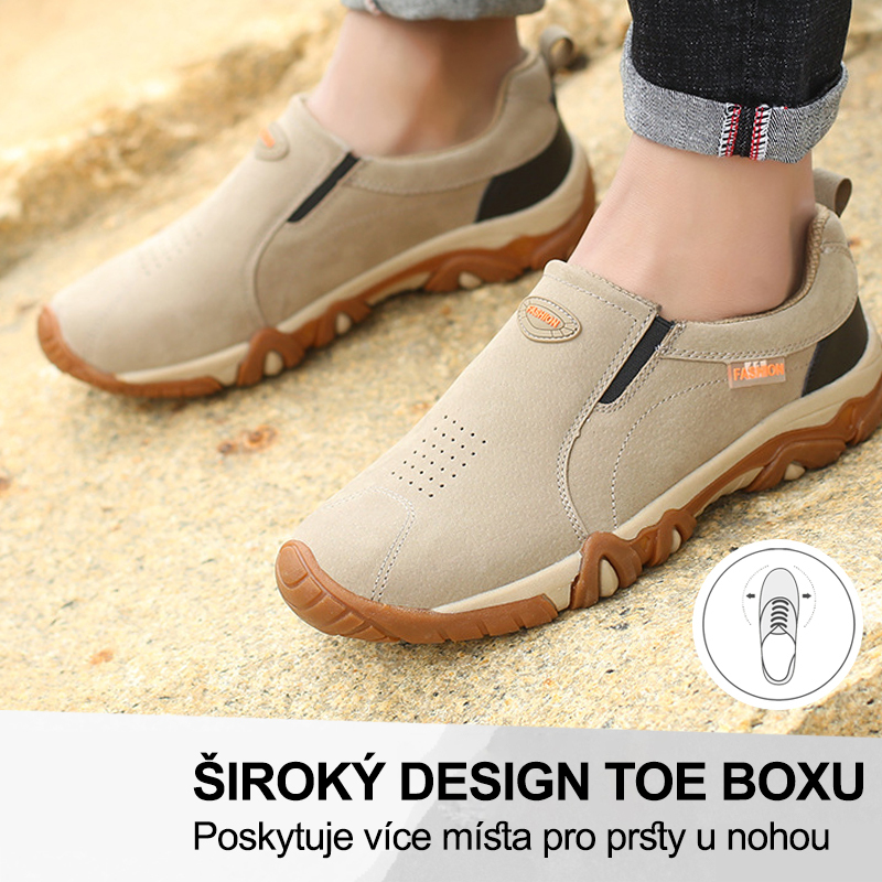 (🔥Dnes sleva 50 % – vezměte si to!) Prémiová stylová ortopedická obuv 👞 – Ergonomický design pro úlevu od bolesti