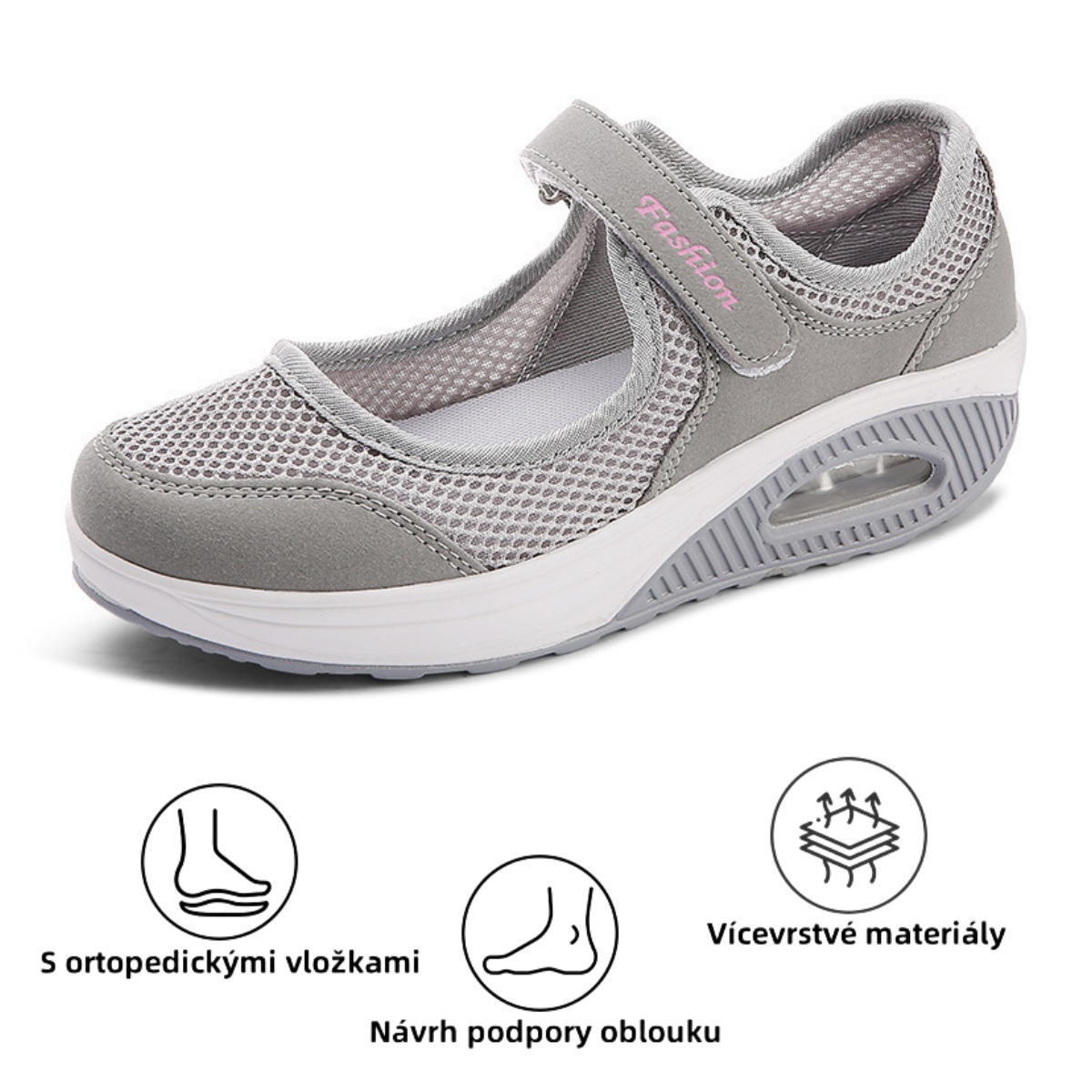 [🔥Dnes za poloviční cenu - Nenechte si to ujít] Dámská prodyšná ortopedická obuv, vysoce účinná při tlumení nárazů - se 168 patenty na obuv👞 Usnadňuje chůzi