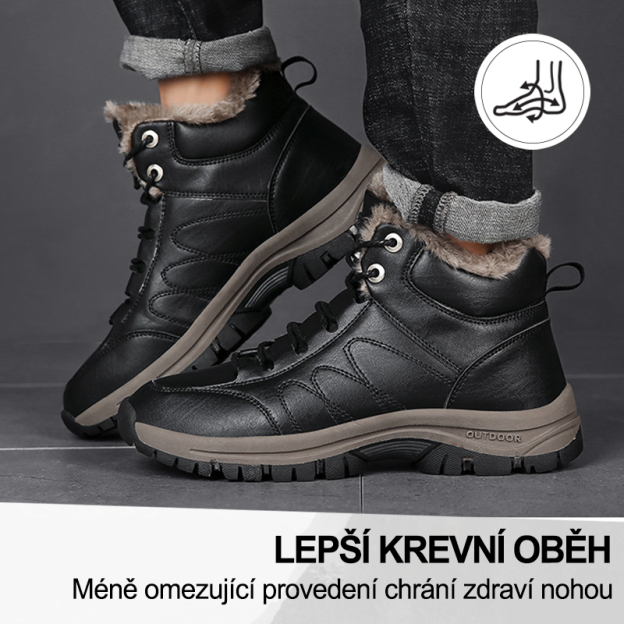 (🔥Dnes sleva 50 % – vezměte si to!) Prémiová stylová ortopedická obuv 👞 – Ergonomický design pro úlevu od bolesti