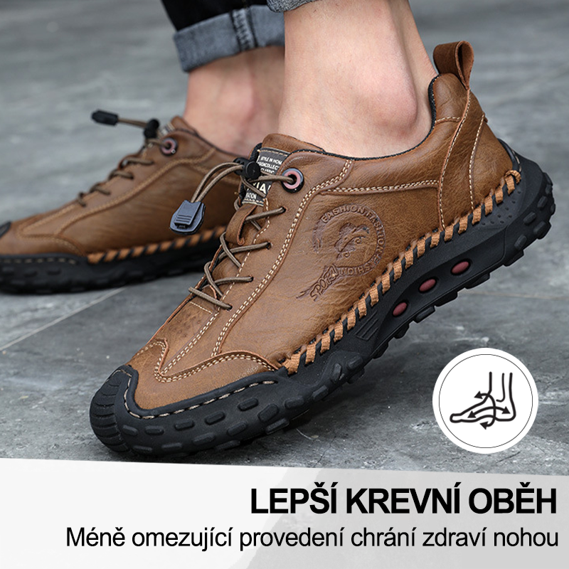 (🔥Dnes sleva 50 % – vezměte si to!) Prémiová stylová ortopedická obuv 👞 – Ergonomický design pro úlevu od bolesti