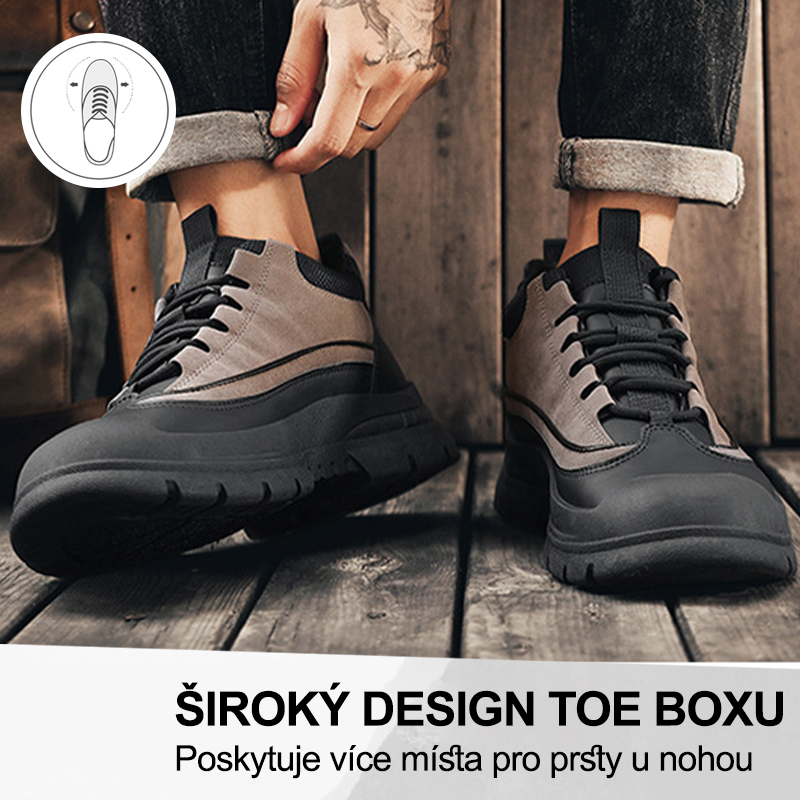 (🔥Dnes sleva 50 % – vezměte si to!) Prémiová stylová ortopedická obuv 👞 – Ergonomický design pro úlevu od bolesti