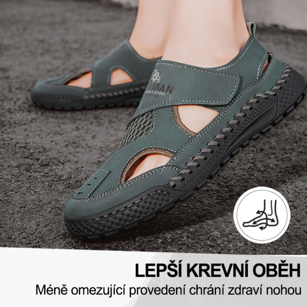 (🔥Dnes sleva 50 % – vezměte si to!) Prémiová stylová ortopedická obuv 👞 – Ergonomický design pro úlevu od bolesti