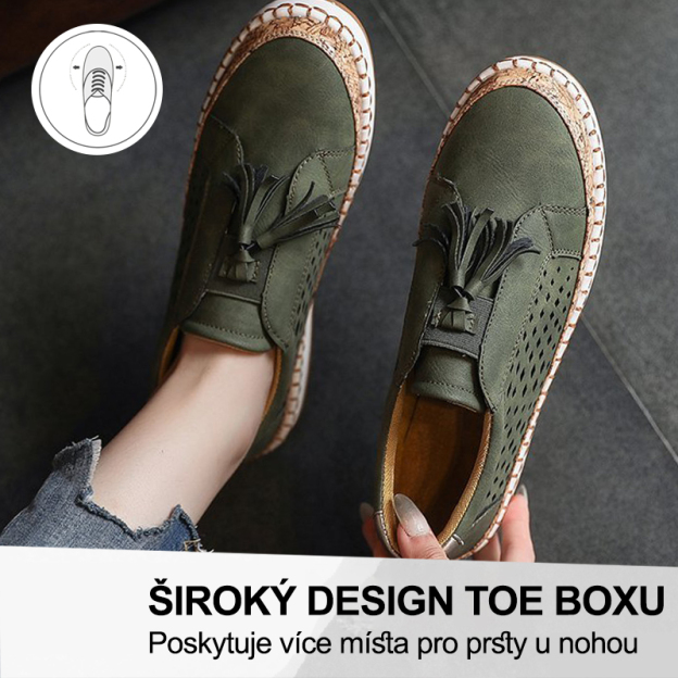 (🔥Dnes sleva 50 % – vezměte si to!) Prémiová stylová ortopedická obuv 👞 – Ergonomický design pro úlevu od bolesti