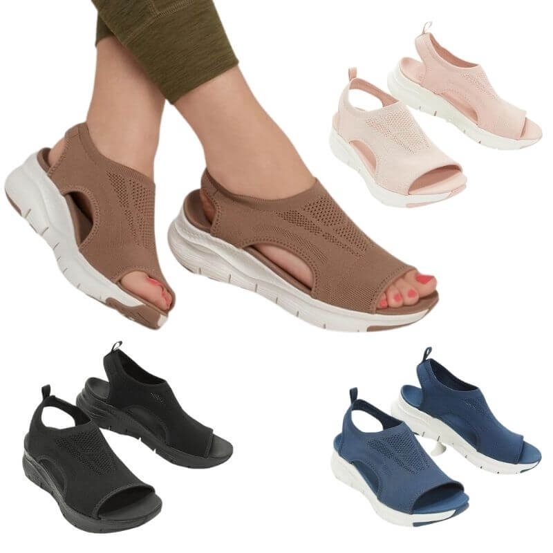 🔥Omezená doba 50% sleva - Letní ortopedické sandály - Ergonomický design✅ Udělejte chůzi pohodlnější