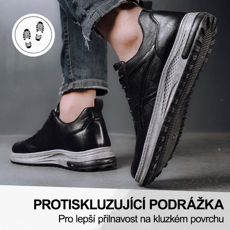 (🔥Dnes sleva 50 % – vezměte si to!) Prémiová stylová ortopedická obuv 👞 – Ergonomický design pro úlevu od bolesti
