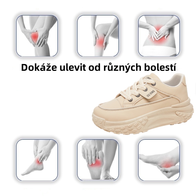[🔥Dnes za poloviční cenu - Nenechte si to ujít] Ergonomicky tvarovaná ortopedická obuv - design s podporou klenby 👞Snadno se zbavte bolesti nohou