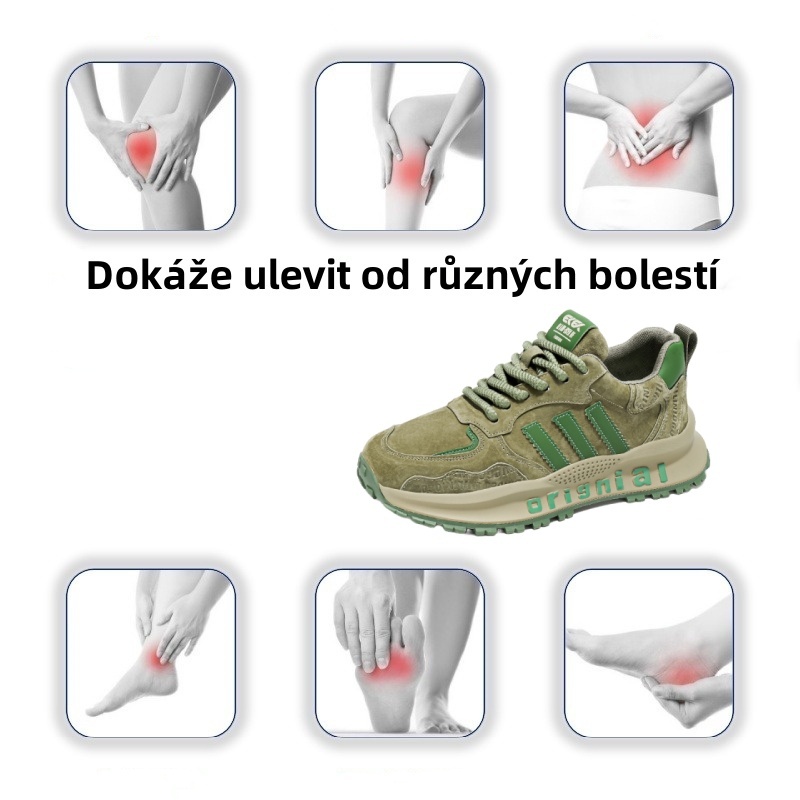 【🔥Dnes za poloviční cenu - nenechte si to ujít】 Ergonomicky navržená ortopedická obuv - design podpory klenby 👞Snadno se zbavte bolesti nohou