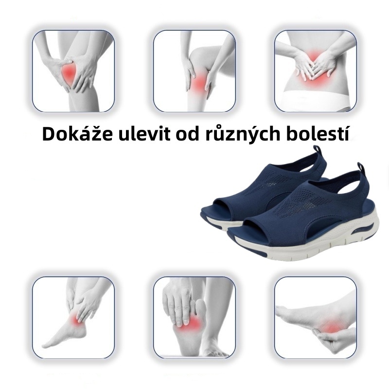 🔥Omezená doba 50% sleva - Letní ortopedické sandály - Ergonomický design✅ Udělejte chůzi pohodlnější