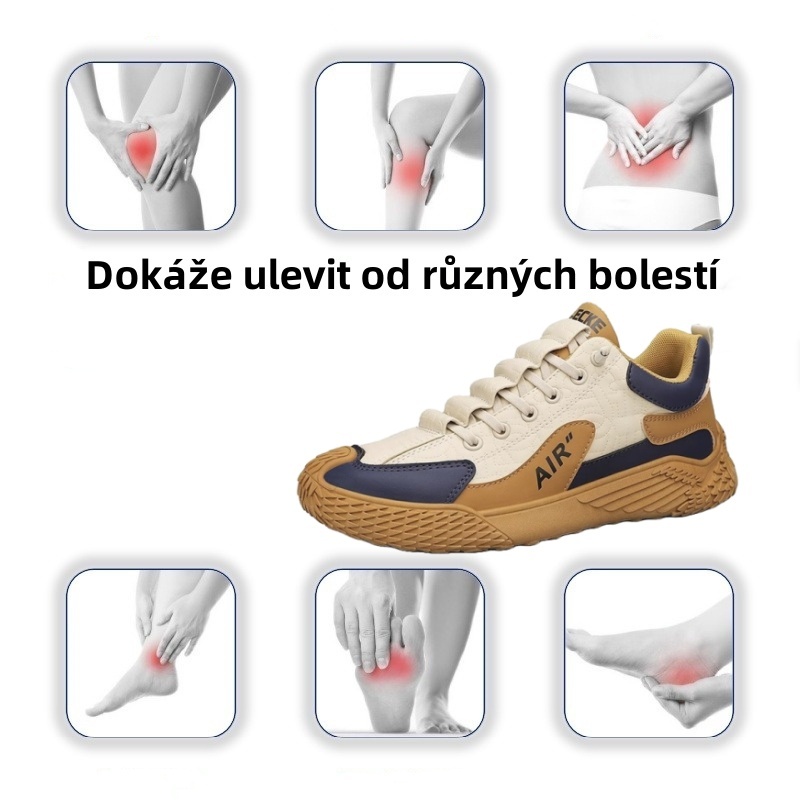 【🔥Dnes za poloviční cenu - nenechte si to ujít】 Ergonomicky navržená ortopedická obuv - design podpory klenby 👞Snadno se zbavte bolesti nohou