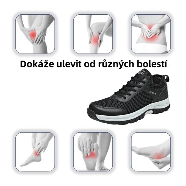 【🎁Dnešní 50% sleva - nenechte si ji ujít】 Ergonomicky tvarovaná ortopedická obuv - ulevuje od bolesti kloubů 👞 Snižuje tlak při chůzi