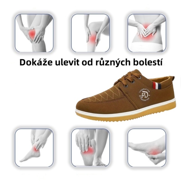 【🎁Dnes za poloviční cenu - Nenechte si to ujít】Ergonomická ortopedická obuv - Účinně chrání zdraví nohou✅