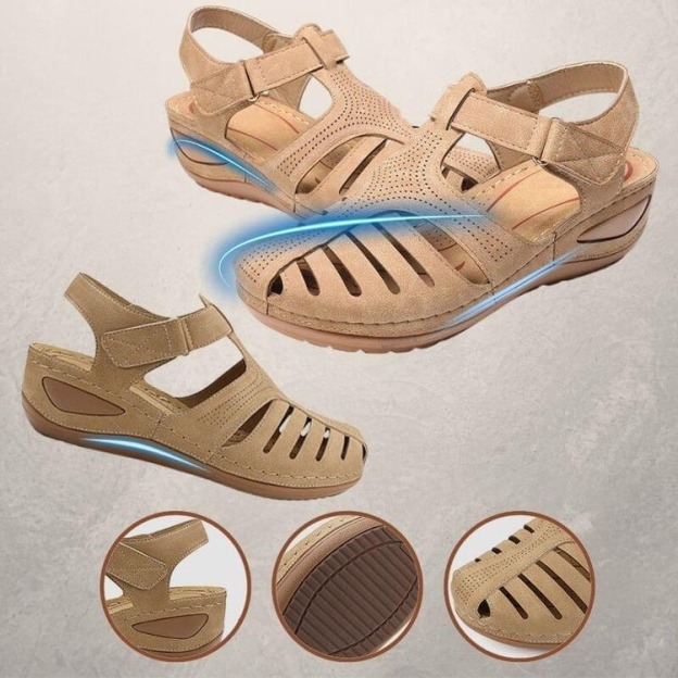 🔥Omezená doba 50% sleva - Letní ortopedické sandály - Ergonomický design✅ Udělejte chůzi pohodlnější