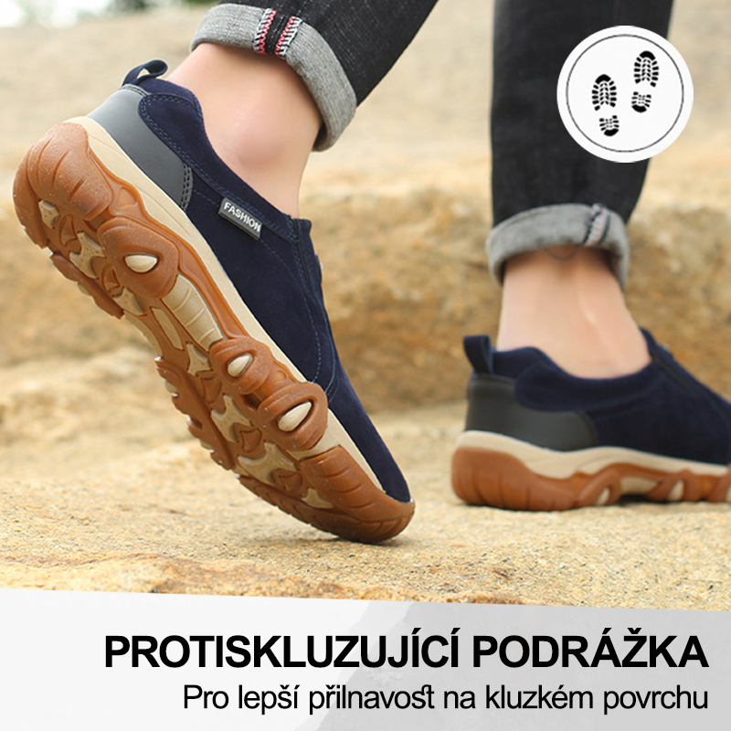 (🔥Dnes sleva 50 % – vezměte si to!) Prémiová stylová ortopedická obuv 👞 – Ergonomický design pro úlevu od bolesti