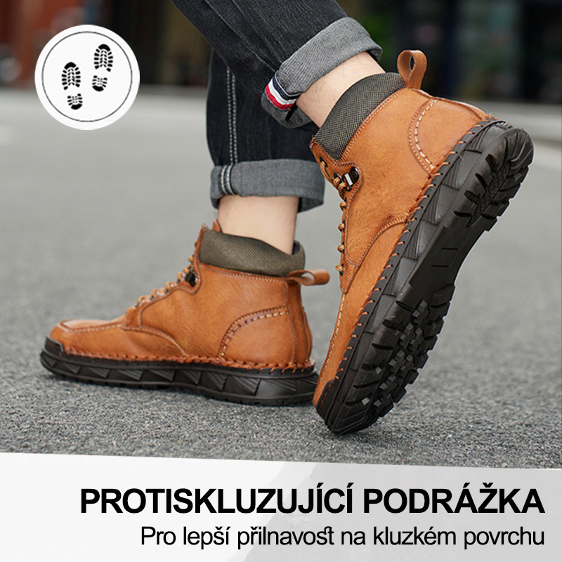 捷克(🔥Dnes sleva 50 % – vezměte si to!) Prémiová stylová ortopedická obuv 👞 – Ergonomický design pro úlevu od bolesti