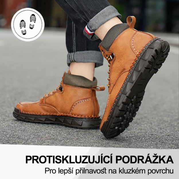 捷克(🔥Dnes sleva 50 % – vezměte si to!) Prémiová stylová ortopedická obuv 👞 – Ergonomický design pro úlevu od bolesti