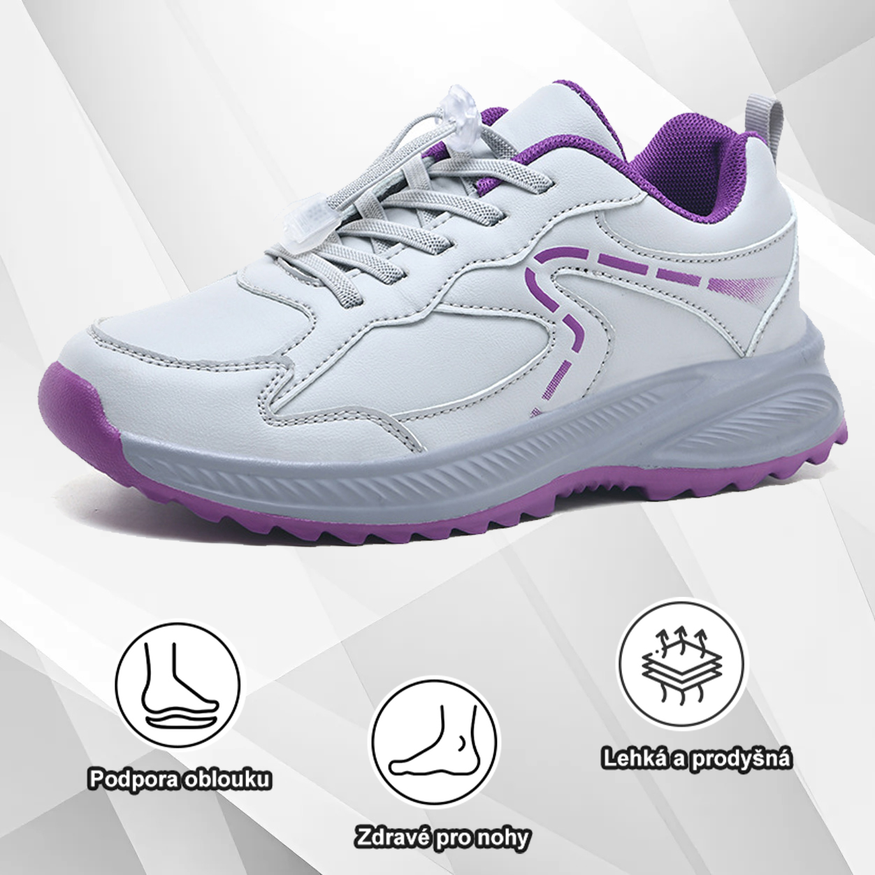 (🔥Dnes sleva 50 % – vezměte si to!) Prémiová stylová ortopedická obuv 👞 – Ergonomický design pro úlevu od bolesti