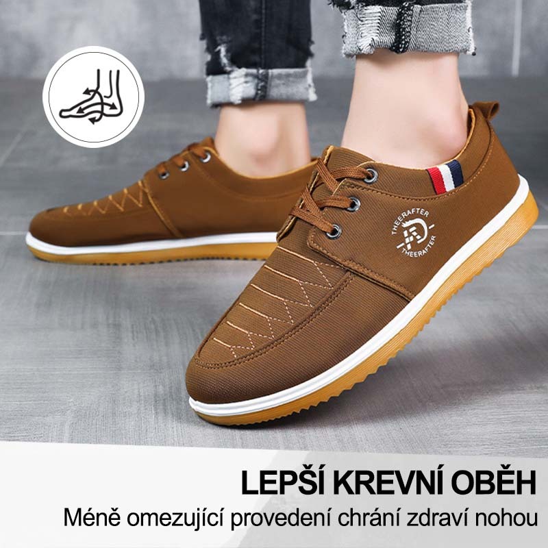 (🔥Dnes sleva 50 % – vezměte si to!) Prémiová stylová ortopedická obuv 👞 – Ergonomický design pro úlevu od bolesti