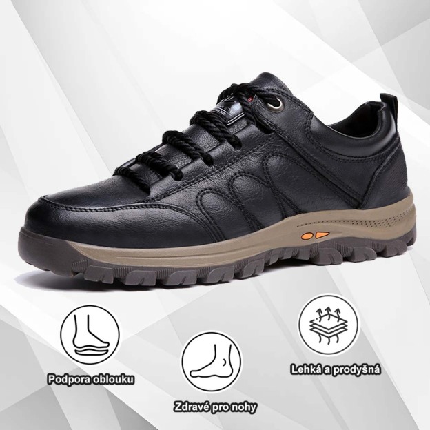 (🔥Dnes sleva 50 % – vezměte si to!) Prémiová stylová ortopedická obuv 👞 – Ergonomický design pro úlevu od bolesti