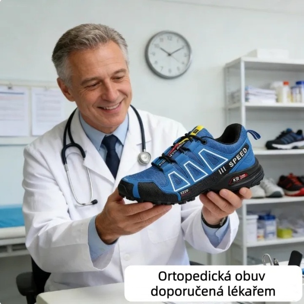 ⏰Dnešní speciální nabídka - Nenechte si ji ujít! ✅Ortopedická obuv vhodná pro celodenní chůzi, účinně ulevuje od bolesti zad, kloubů a nohou - unisex