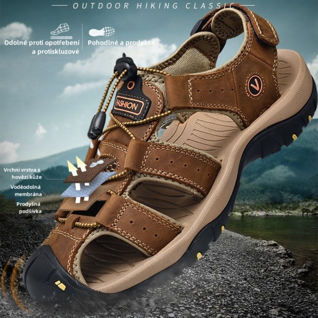 [🎁Dnes poloviční cena - nenechte si to ujít] Ergonomicky navržené ortopedické sandály - bezbolestná chůze 👞 dělají chůzi pohodlnější