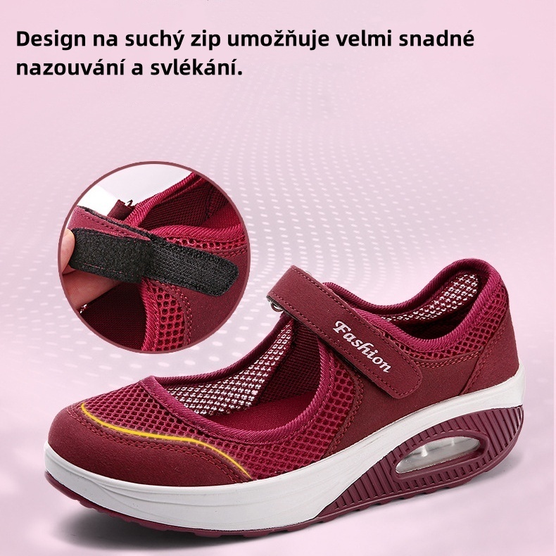 [🔥Dnes za poloviční cenu - Nenechte si to ujít] Dámská prodyšná ortopedická obuv, vysoce účinná při tlumení nárazů - se 168 patenty na obuv👞 Usnadňuje chůzi