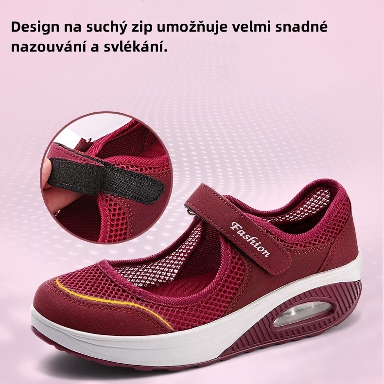 [🔥Dnes za poloviční cenu - Nenechte si to ujít] Dámská prodyšná ortopedická obuv, vysoce účinná při tlumení nárazů - se 168 patenty na obuv👞 Usnadňuje chůzi