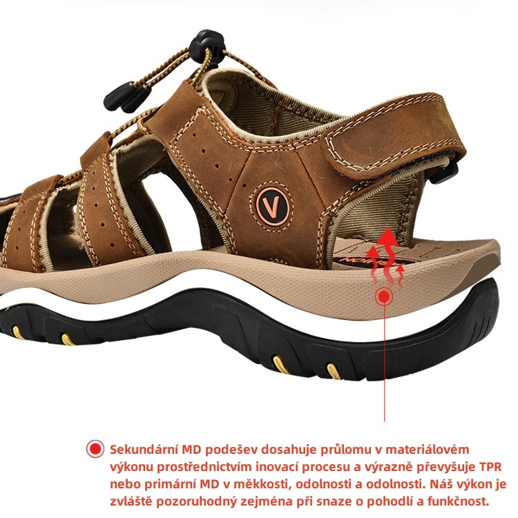 [🎁Dnes poloviční cena - nenechte si to ujít] Ergonomicky navržené ortopedické sandály - bezbolestná chůze 👞 dělají chůzi pohodlnější