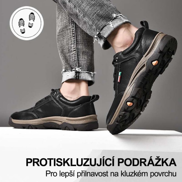 (🔥Dnes sleva 50 % – vezměte si to!) Prémiová stylová ortopedická obuv 👞 – Ergonomický design pro úlevu od bolesti