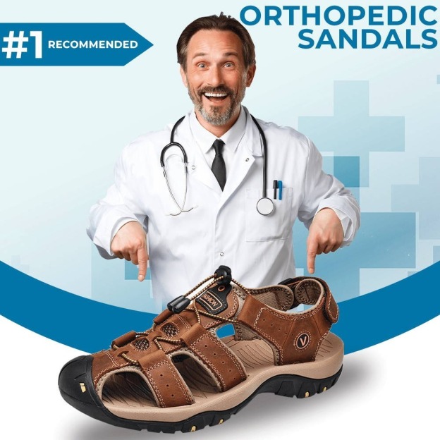 [🎁Dnes poloviční cena - nenechte si to ujít] Ergonomicky navržené ortopedické sandály - bezbolestná chůze 👞 dělají chůzi pohodlnější