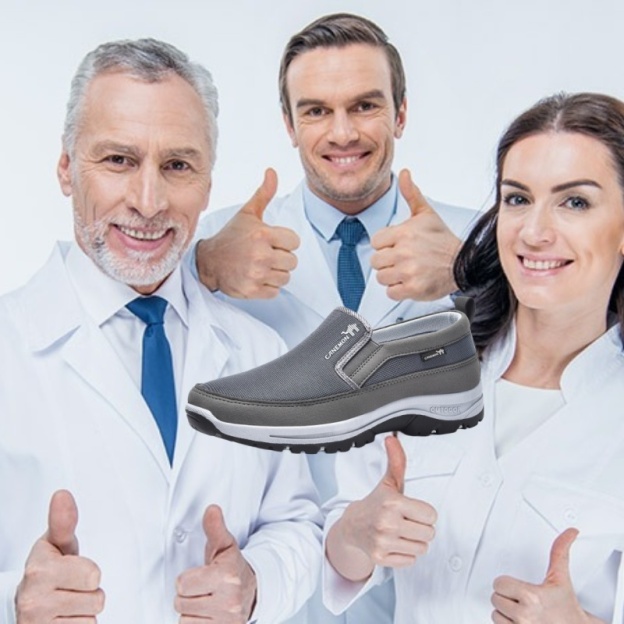 【🔥Dnes za poloviční cenu - nenechte si to ujít】 Ergonomicky navržená ortopedická obuv - design podpory klenby 👞Snadno se zbavte bolesti nohou