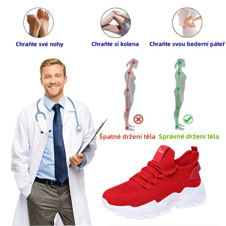 [🔥Dnes za poloviční cenu - Nenechte si to ujít] Ergonomicky tvarovaná ortopedická obuv - design s podporou klenby 👞Snadno se zbavte bolesti nohou