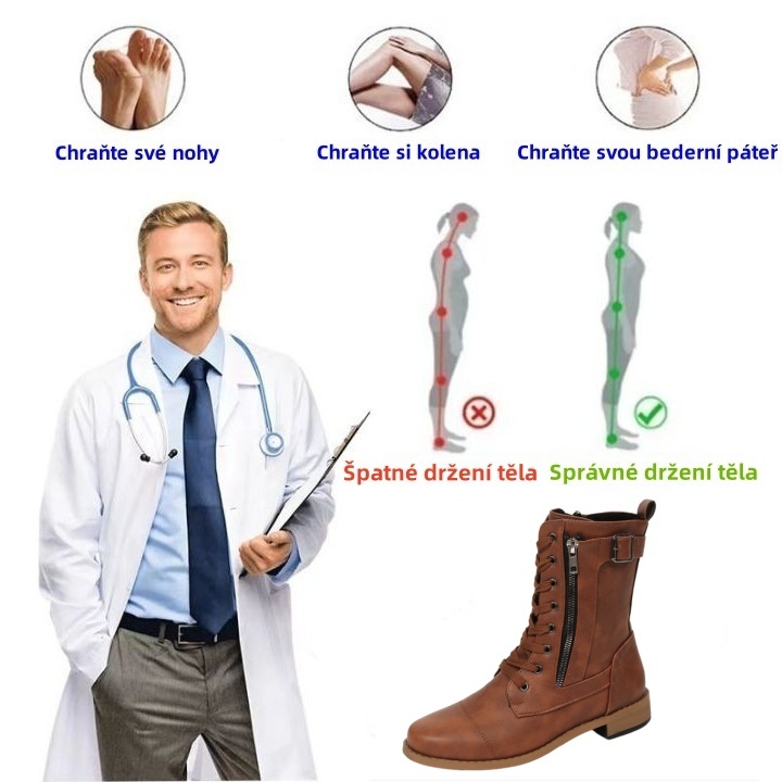 [🔥Dnes za poloviční cenu - Nenechte si ujít] Ergonomicky tvarovaná ortopedická obuv - vysoce kvalitní kůže 👞Ručně šité dámské boty