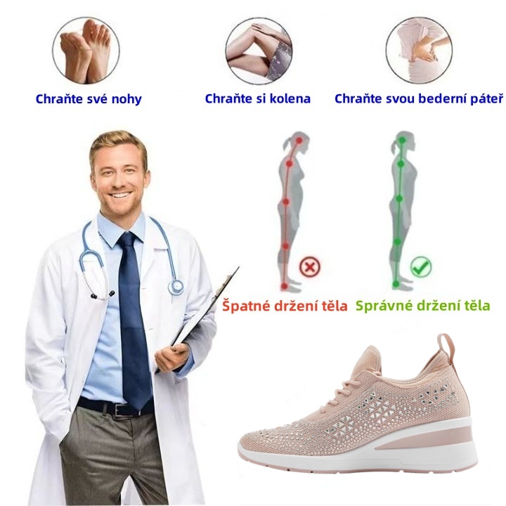 [🔥Dnes za poloviční cenu - Nenechte si to ujít] Ergonomicky tvarovaná ortopedická obuv - design s podporou klenby 👞Snadno se zbavte bolesti nohou