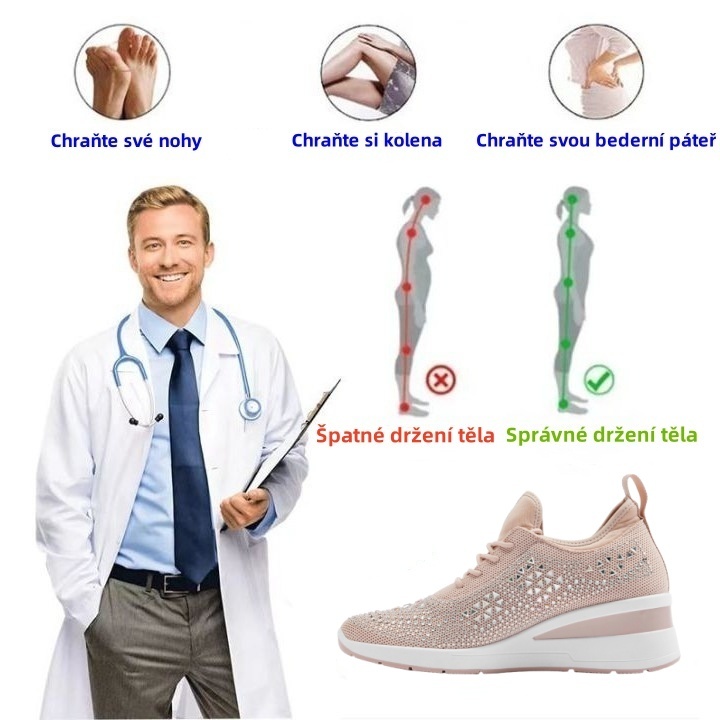 [🔥Dnes za poloviční cenu - Nenechte si to ujít] Ergonomicky tvarovaná ortopedická obuv - design s podporou klenby 👞Snadno se zbavte bolesti nohou