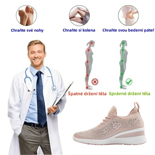 [🔥Dnes za poloviční cenu - Nenechte si to ujít] Ergonomicky tvarovaná ortopedická obuv - design s podporou klenby 👞Snadno se zbavte bolesti nohou