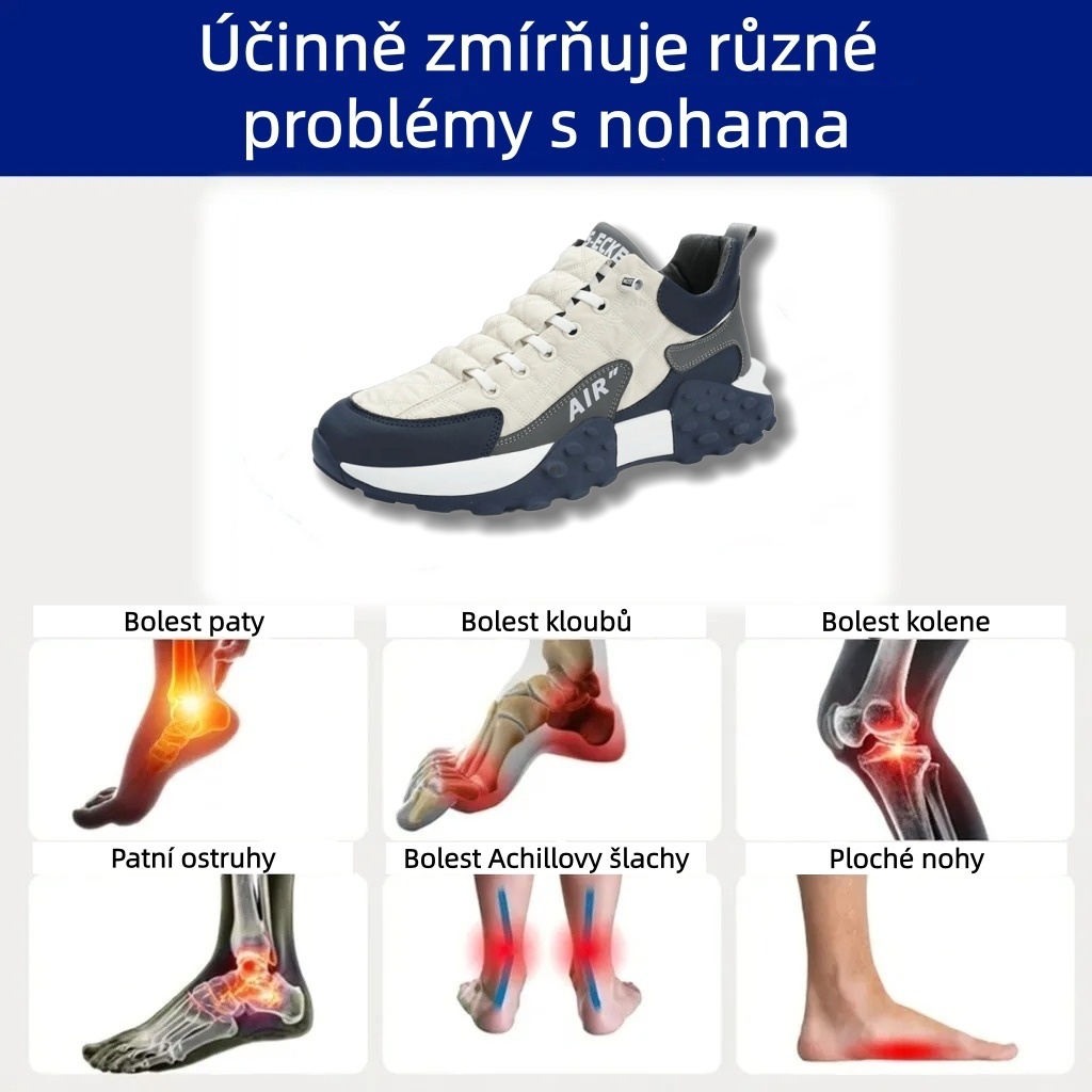 Ortopedická obuv Sennery® | Ergonomicky navržená pro úlevu od bolesti zad, kloubů a nohou a poskytuje výjimečné pohodlí (AIR).