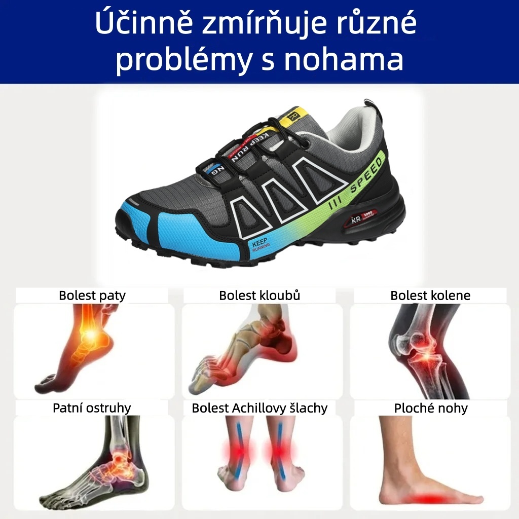 ⏰Dnešní speciální nabídka - Nenechte si ji ujít! ✅Ortopedická obuv vhodná pro celodenní chůzi, účinně ulevuje od bolesti zad, kloubů a nohou - unisex
